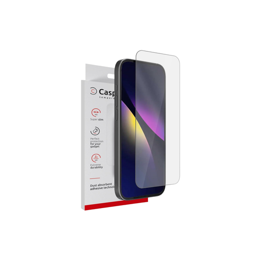 Casper Pro Tempered Glass Compatible For iPhone 15 / 16 (10 Pack) (Clear)