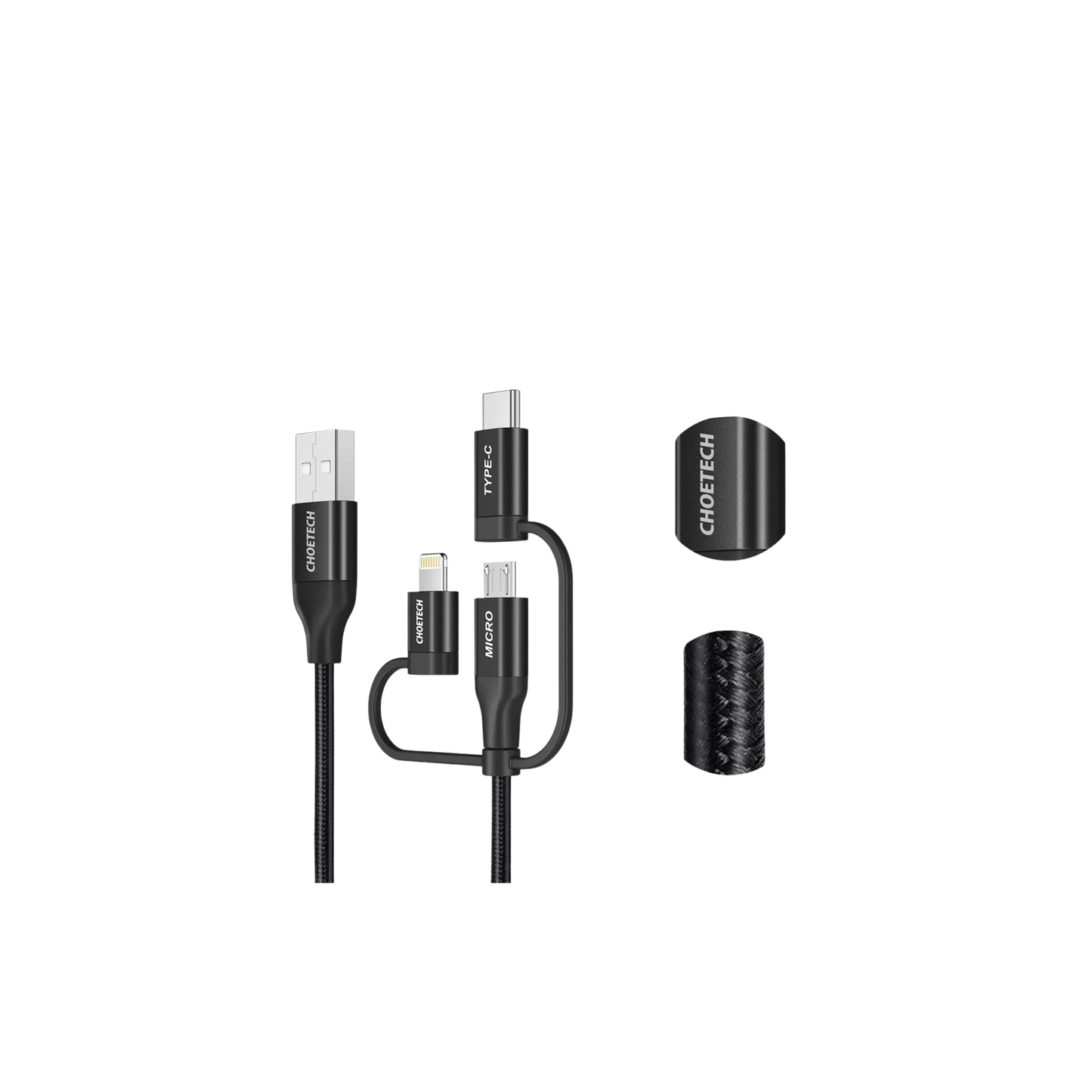 Choetech 3 in 1 Multi USB Charging Cable Model: IP0030